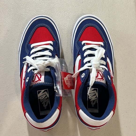 VANS | Rowan Pro Skate Shoes - Navy / Red - Picture 5 of 8